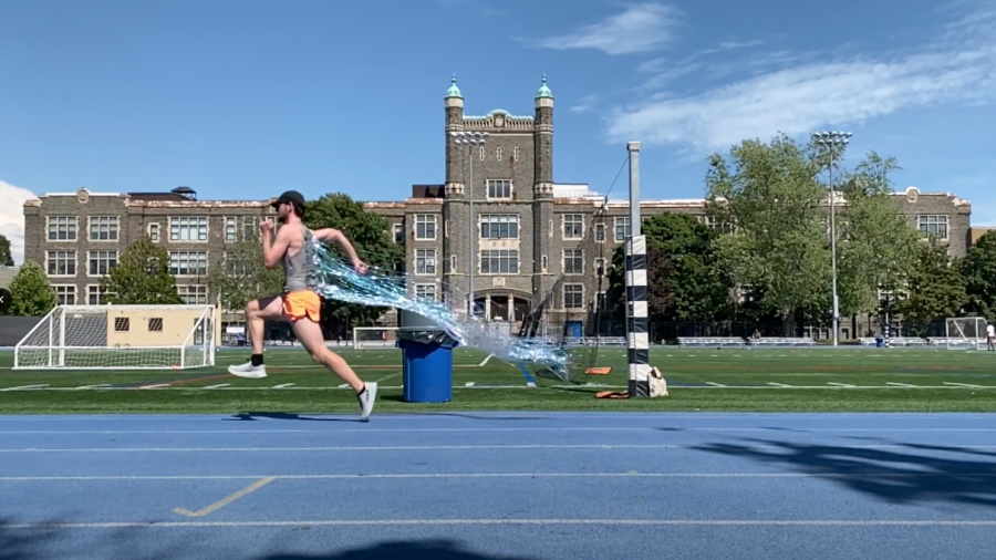 Callan Ponsford in Michael Martini in Michael Martini & Callan Ponsford's Beep Test