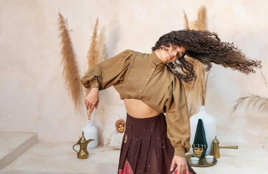 Chanel Cheiban in El kamar bi zaher, photo by Etienne de Durocher