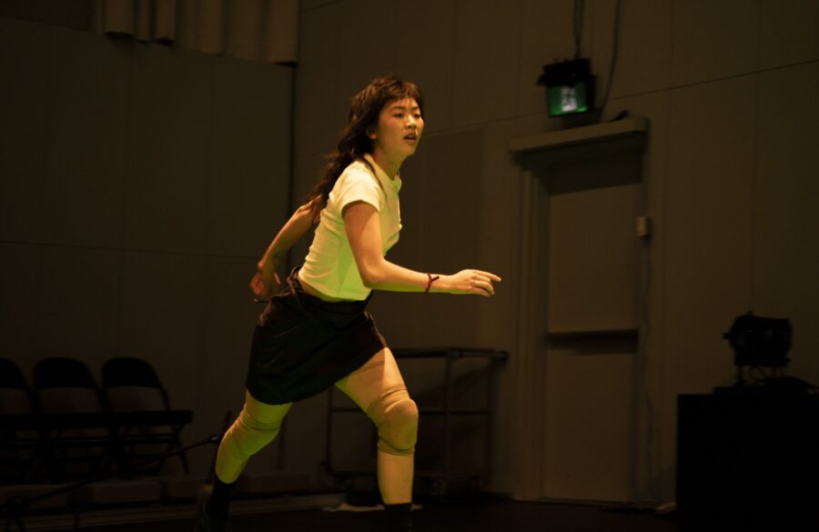 Photo of Camille Huang in LABdiff 6, photo by Claude Labrèche-Lemay