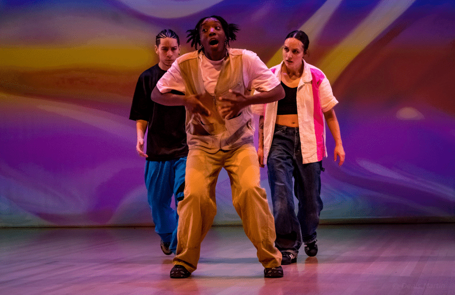 Gaëlle Fabre, Anthony Palomeque and Mickeline Couturier in Céline Richard Robichon's imagé, photo by Denis Martin