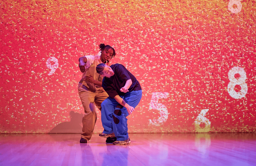 Gaëlle Fabre and Anthony Palomeque in Céline Richard Robichon's imagé, photo by Pierre Tran