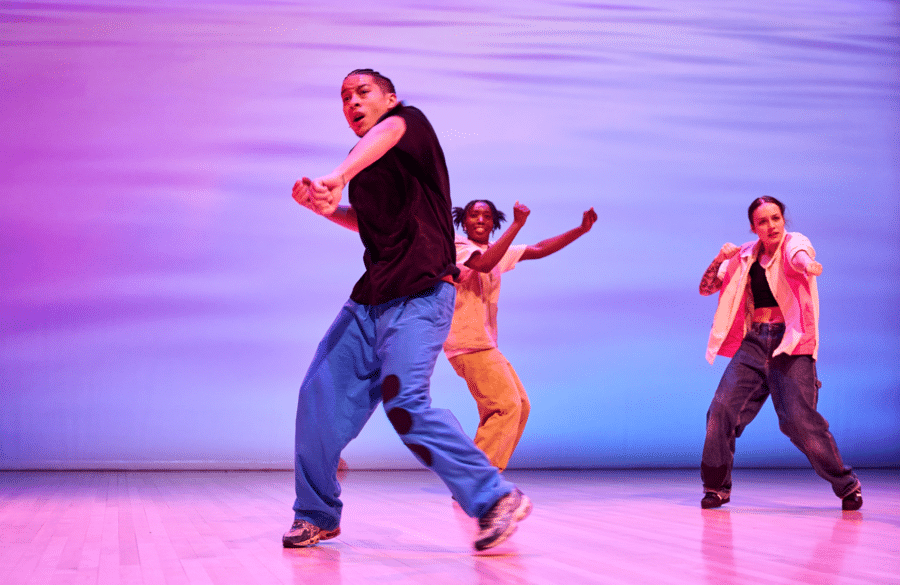 Gaëlle Fabre, Anthony Palomeque and Mickeline Couturier in Céline Richard Robichon's imagé, photo by Pierre Tran