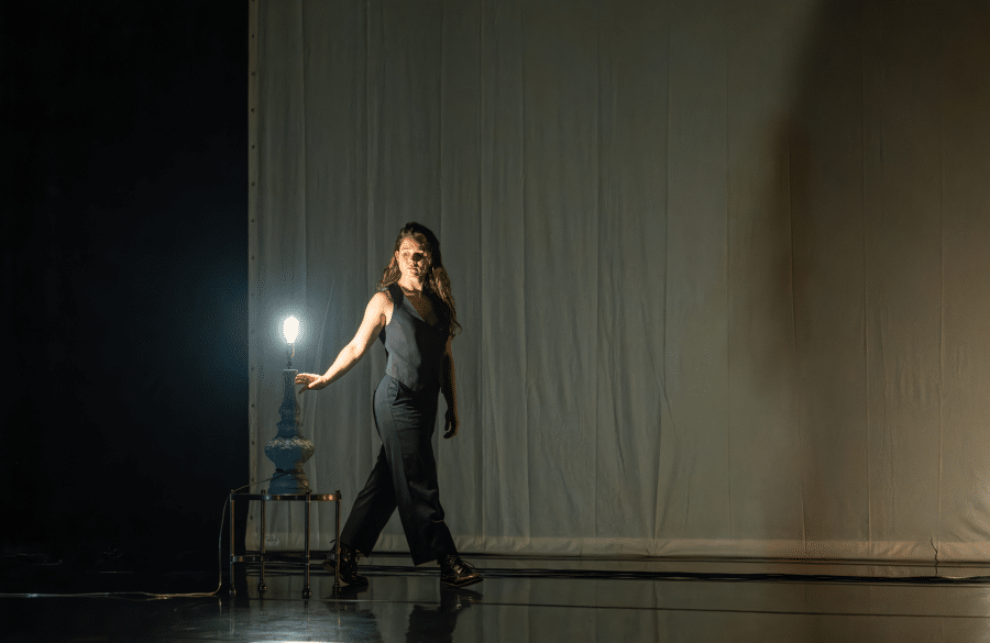Nicole Jacobs in Alone in the Living Room, photo by David Wong