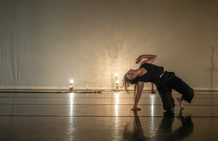 Nicole Jacobs in Alone in the Living Room, photo by David Wong