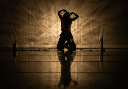 Nicole Jacobs in Alone in the Living Room, photo by David Wong