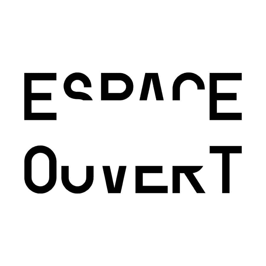 Logo Espace Ouvert noir et blanc