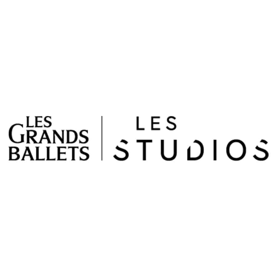 Logo Les studios Les Grands Ballets, noir et blanc