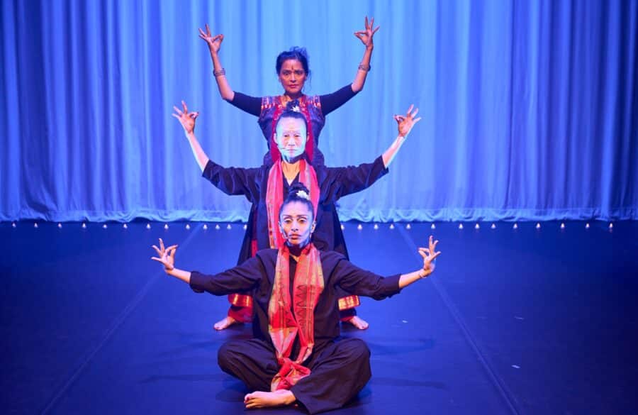 Photo of LABdiff 9, On the photo: Amrita Choudhury, Charo Foo Tai Wei and Emmanuelle Martin, Photo by Pierre Tran